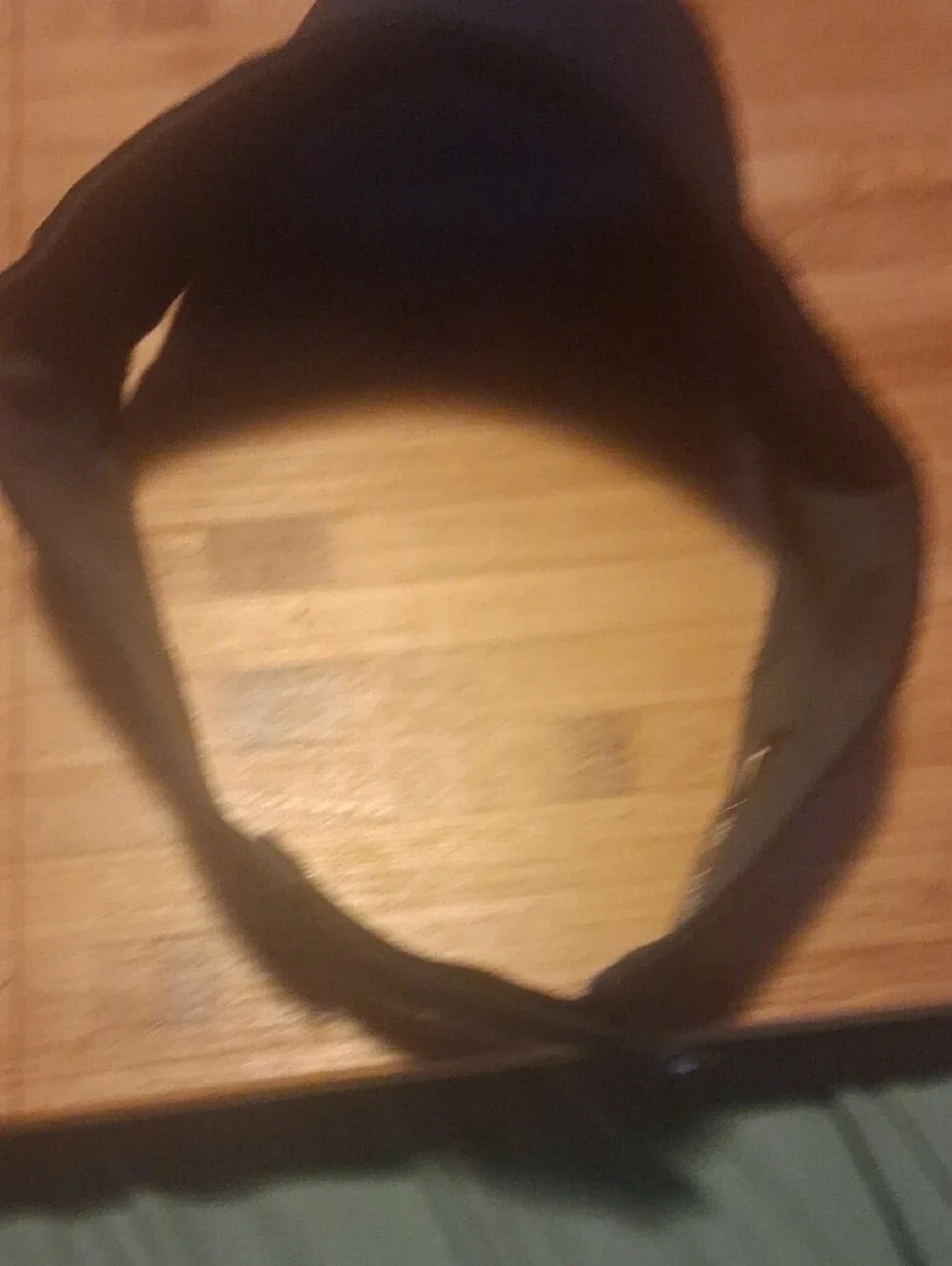 Nike Black Visor with Silver Swoosh L/Xl